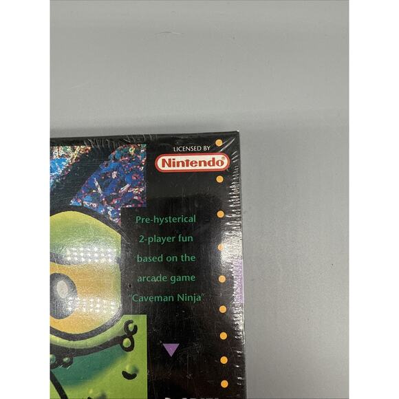 Joe and Mac Super Nintendo SNES Factory Sealed New Data East Authentic - Picture 2 of 16